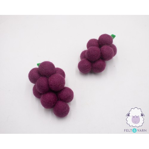 Wool Felt Grapes