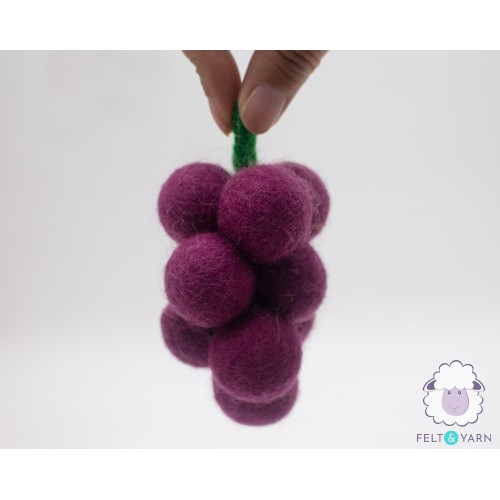 Wool Felt Grapes