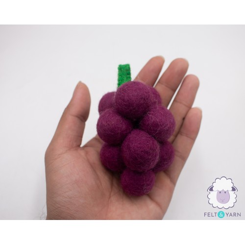Wool Felt Grapes