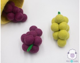 Wool Felt Grapes