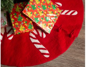 Wool Felt Candycane Design...