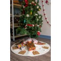Felt Gingerbread Design Tree Skirt