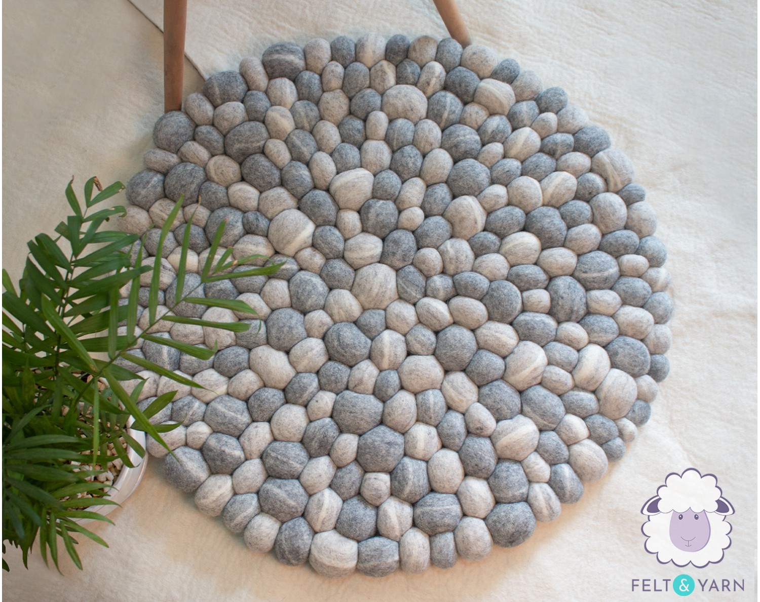 Wet Pebble Rug by Textures