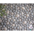 Light Gray Felt Stone Rug