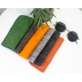 Wool Felt Glasses Case - Felt and Yarn