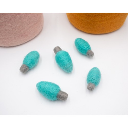 Wool Felt Christmas Lightbulb