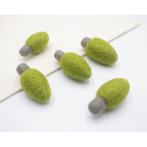 Wool Felt Christmas Lightbulb