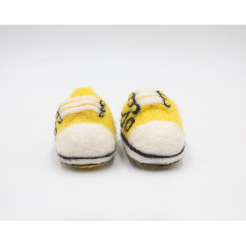 8cm Felt Miniature Baby Shoe