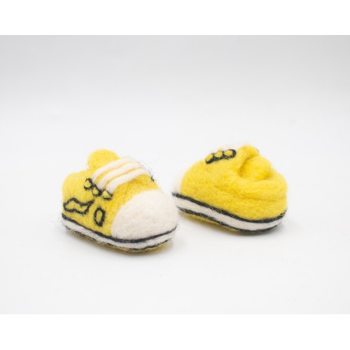 8cm Felt Miniature Baby Shoe