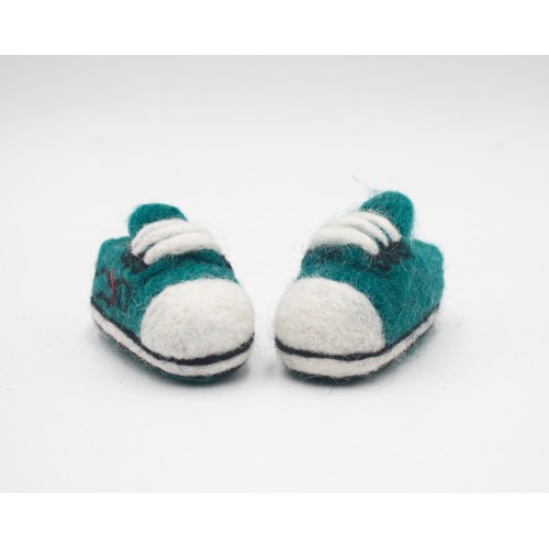 8cm Felt Miniature Baby Shoe