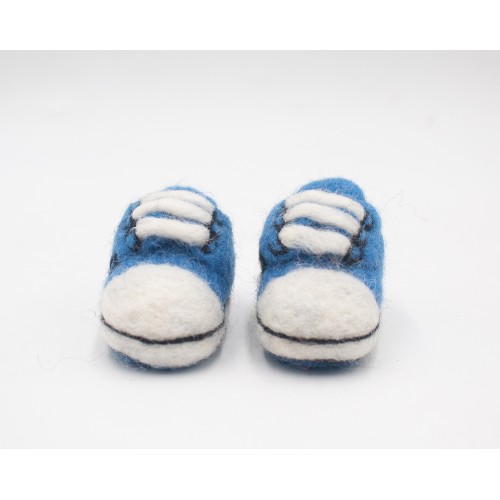 8cm Felt Miniature Baby Shoe