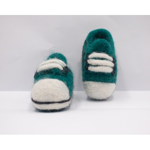 8cm Felt Miniature Baby Shoe