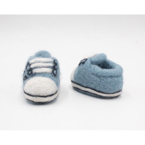 8cm Felt Miniature Baby Shoe