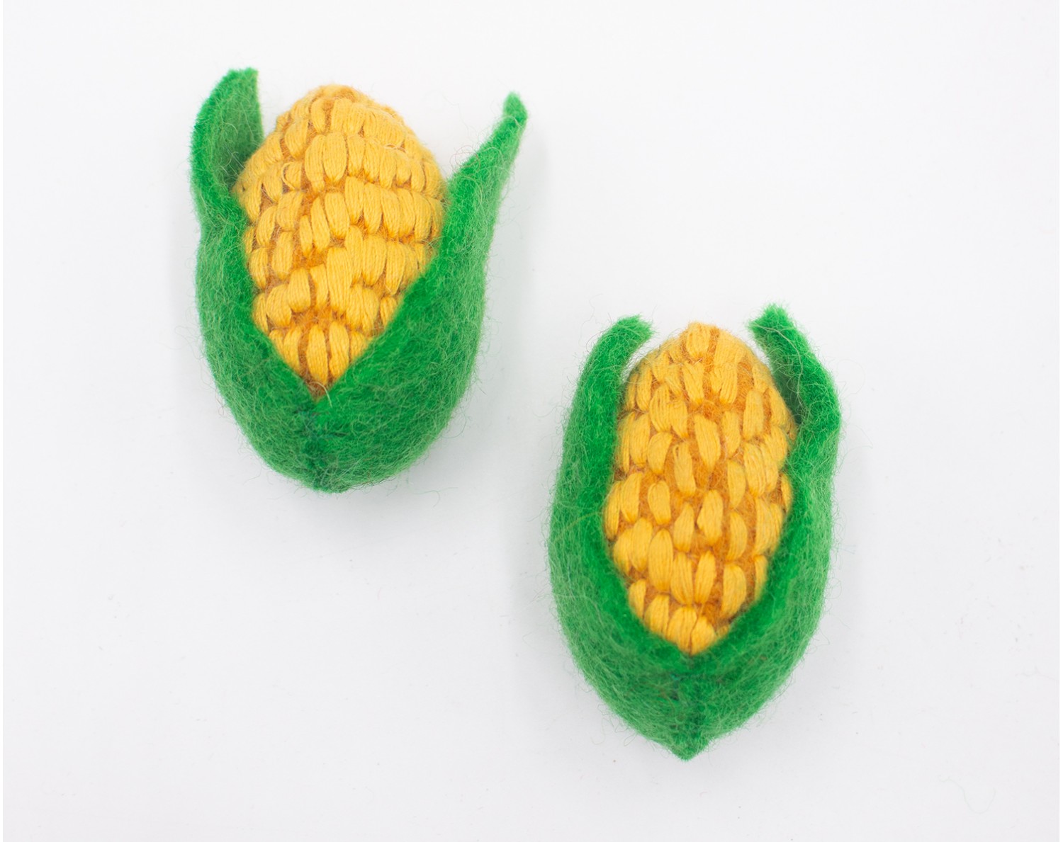 6.5cm Stitch Felted Corn