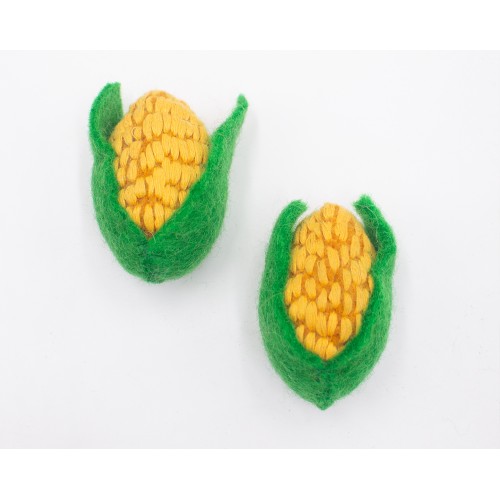 6.5cm Stitch Felted Corn