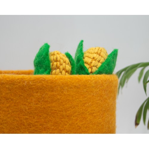 6.5cm Stitch Felted Corn