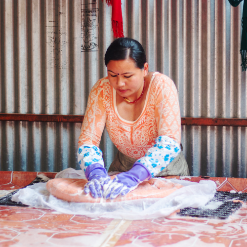 Christmas Tree Felt Cat House