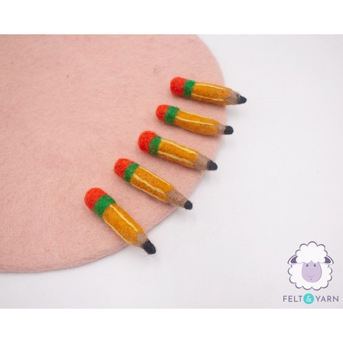 7cm, 12cm Needle Felted Pencil