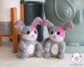 Needle Felted Stuffed Easter Bunny
