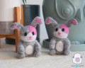 Needle Felted Stuffed Easter Bunny
