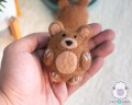 6cm Wool Felt Bear