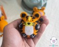 6cm Needle Felt Tiger
