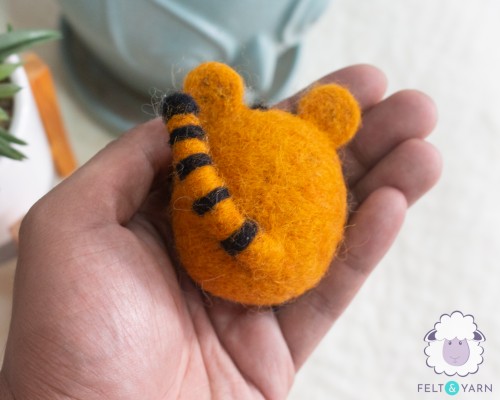 6cm Needle Felt Tiger