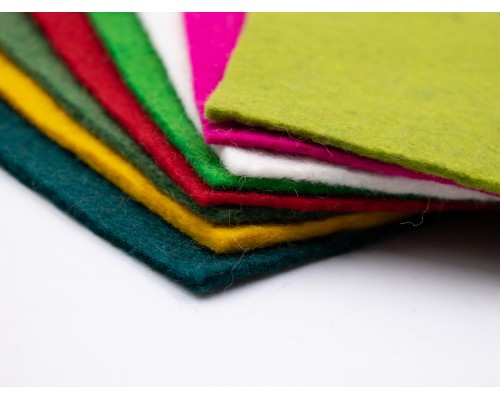 9x12 inch Christmas Theme Felt Sheets