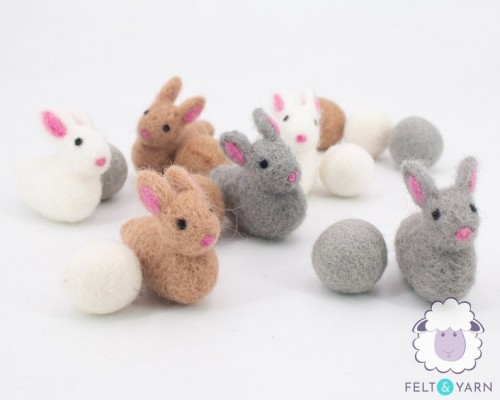 5cm Felt Bunny