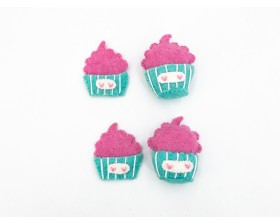 Felt Valentines Cupcake