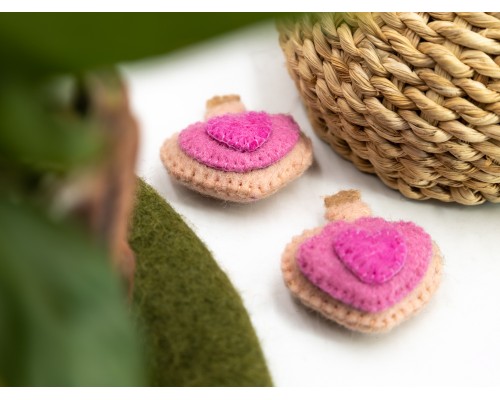 5cm Stitched Felt Valentine Love Potion