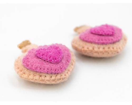 5cm Stitched Felt Valentine Love Potion