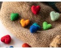 2-3cm Mini Felt Heart