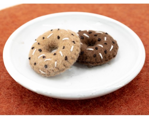 6cm Stitched Felt Donut