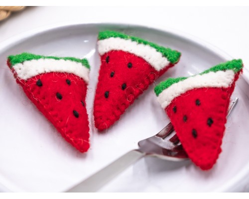 6cm Wool Felt Watermelon