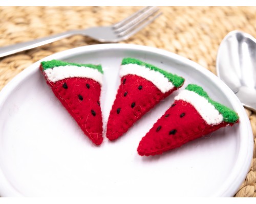 6cm Wool Felt Watermelon