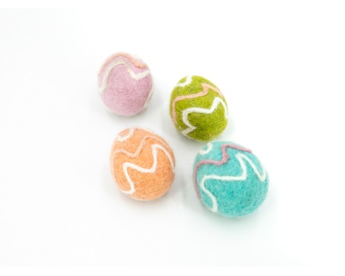 6 cm Zigzag Easter Egg