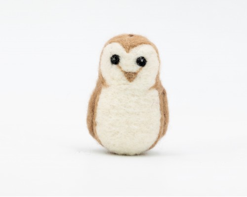8cm Cute Needle Felted Owl