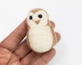 8cm Cute Needle Felted Owl