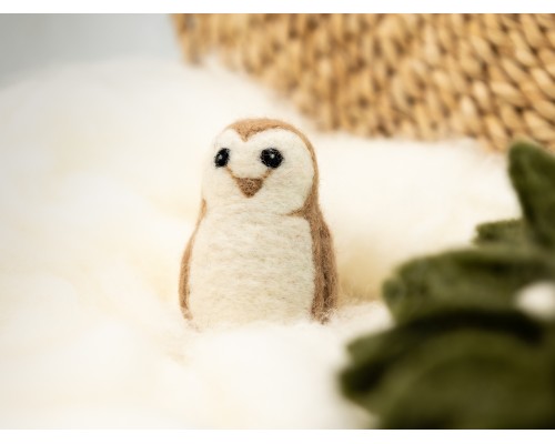 8cm Cute Needle Felted Owl