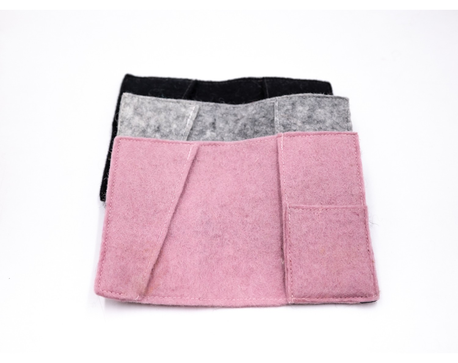 Handmade Wool Felt Passport Cover Felt and Yarn