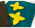8cm Felt Sheet Plain Butterfly