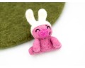 5cm Bunny Ear Felt Pig