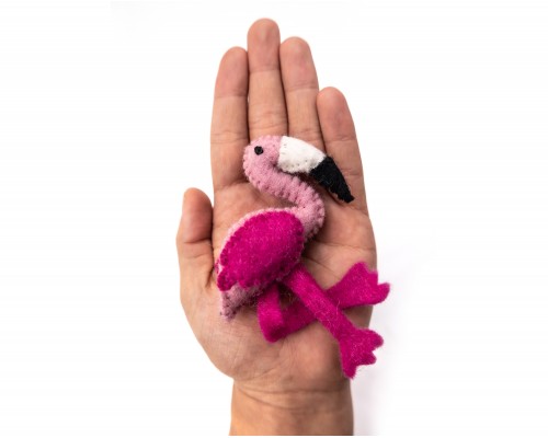 11cm Stitch Felt Flamingo