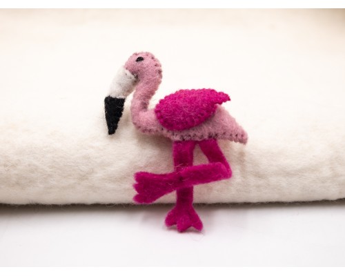 11cm Stitch Felt Flamingo
