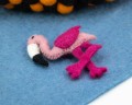 11cm Stitch Felt Flamingo
