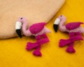 11cm Stitch Felt Flamingo