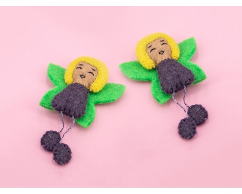 Felt Stitched Fairy Doll