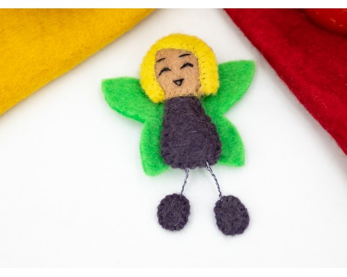 Felt Stitched Fairy Doll