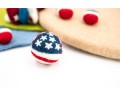4cm Felt Baubles - 4th of July